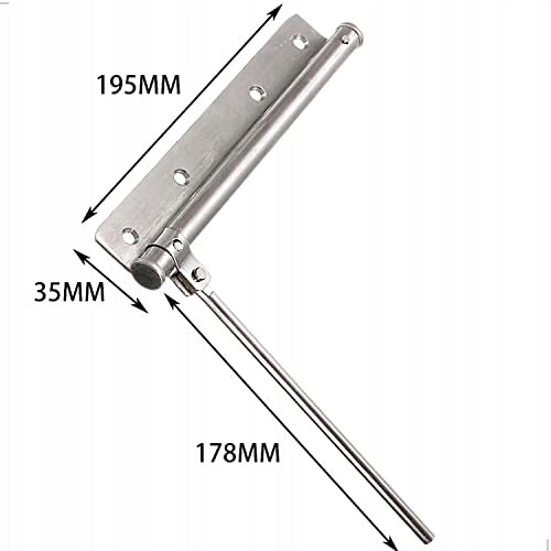 DOOR CLOSER AUTOMATIC STAINLESS STEEL ADJUSTABLE INSTALLATION Manufacturer code Bez marki