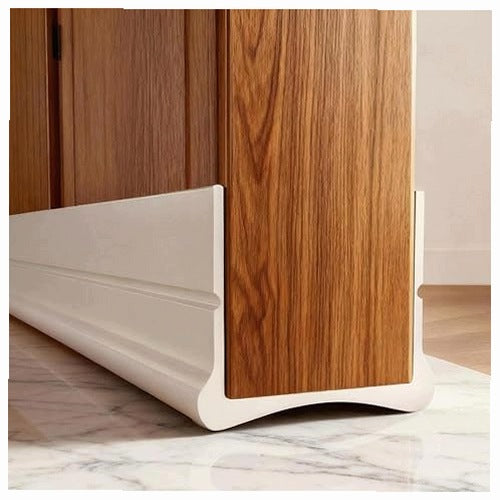 DOOR SEAL SILICONE SELF ADHESIVE 93 CM WHITE DAMPING metal