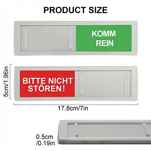 DOOR SIGN SLIDING PRIVACY ACRYLIC FOR APARTMENT acrylic