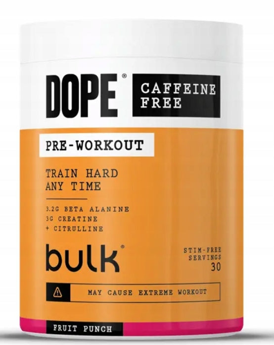 DOPE Pre Workout Caffeine Free 510g
