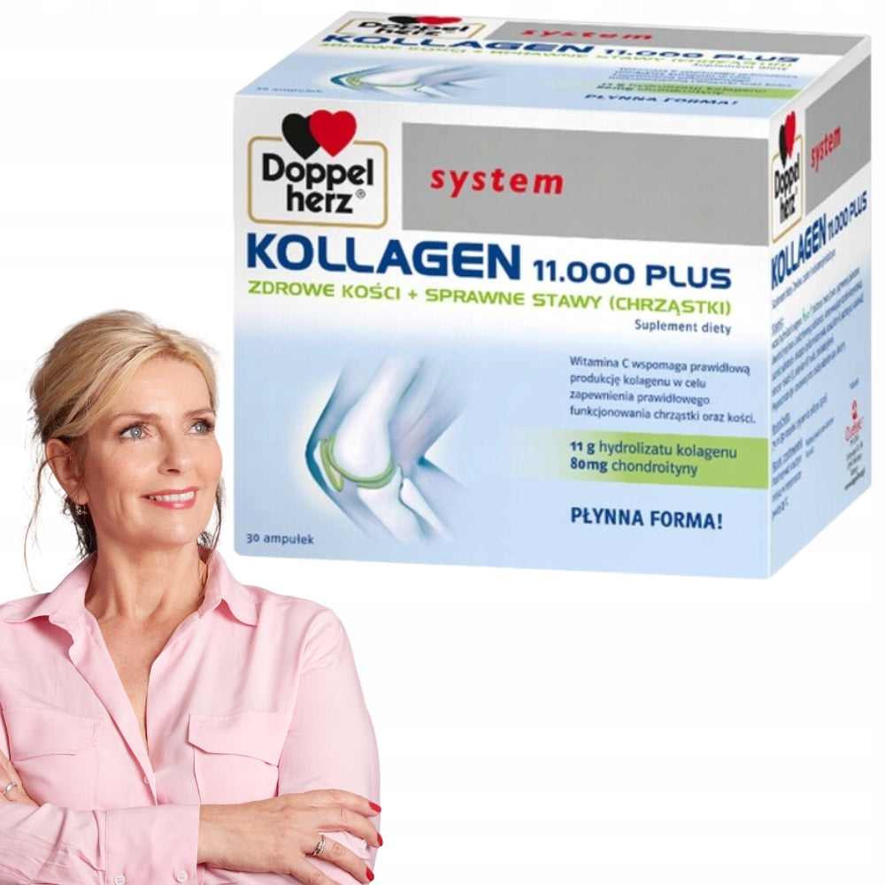 DOPPELHERZ KOLLAGEN 11000 plus Kollagen System 25 ml x 30 ampoules