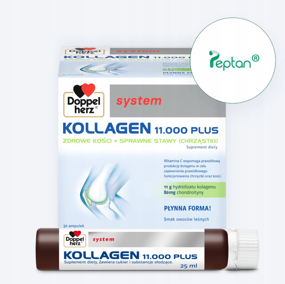 DOPPELHERZ KOLLAGEN SYSTEM PLUS 11.000 1 AMPOULE Form vial