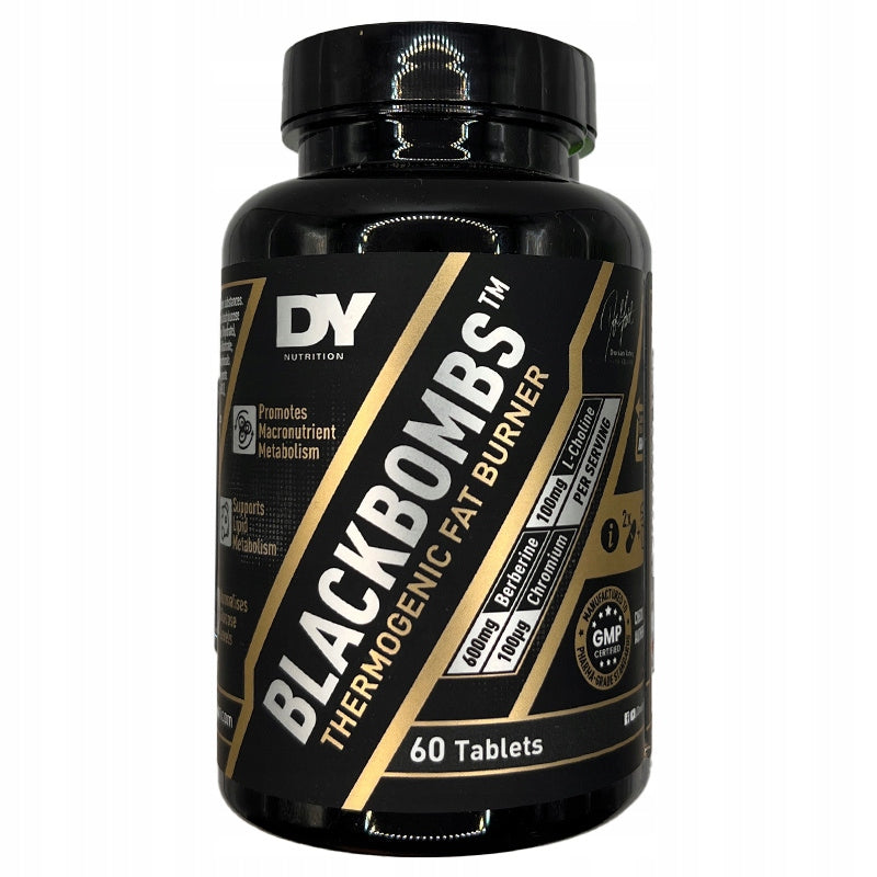 DORIAN YATES BLACKBOMBS SHADOWLINE FAT BURNER SLIMMING 60 tablets