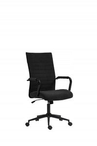 DORIAN office chair in black fabric on black frame EAN (GTIN) 5904653137234