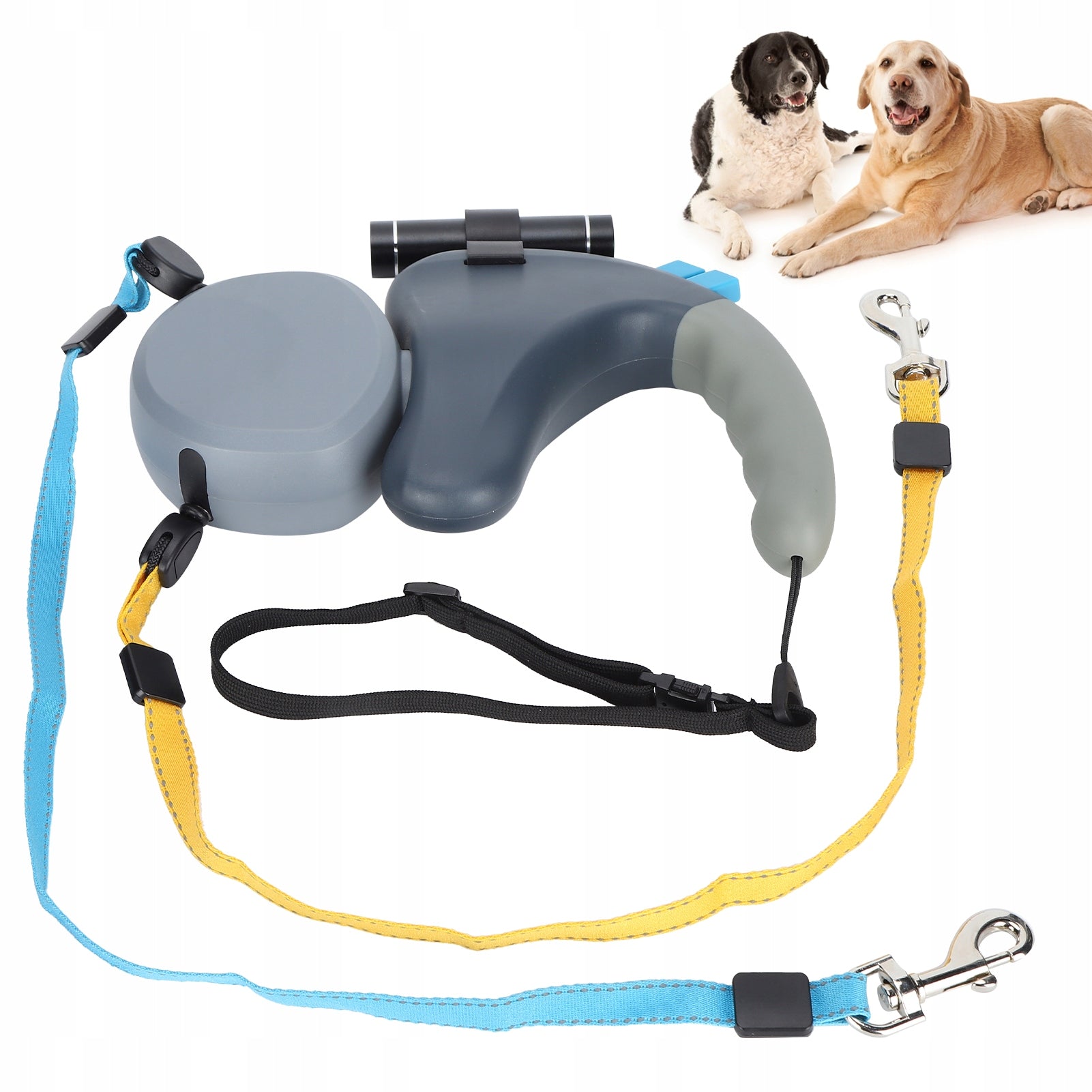 DOUBLE AUTOMATIC LEASH FOR TWO DOGS 3METERS Manufacturer code ZRZYF2848