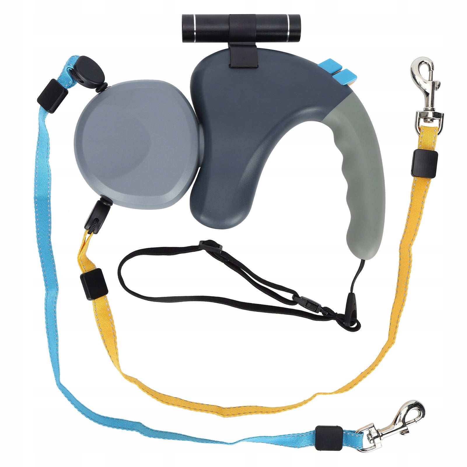 DOUBLE AUTOMATIC LEASH FOR TWO DOGS 3METERS Material cord