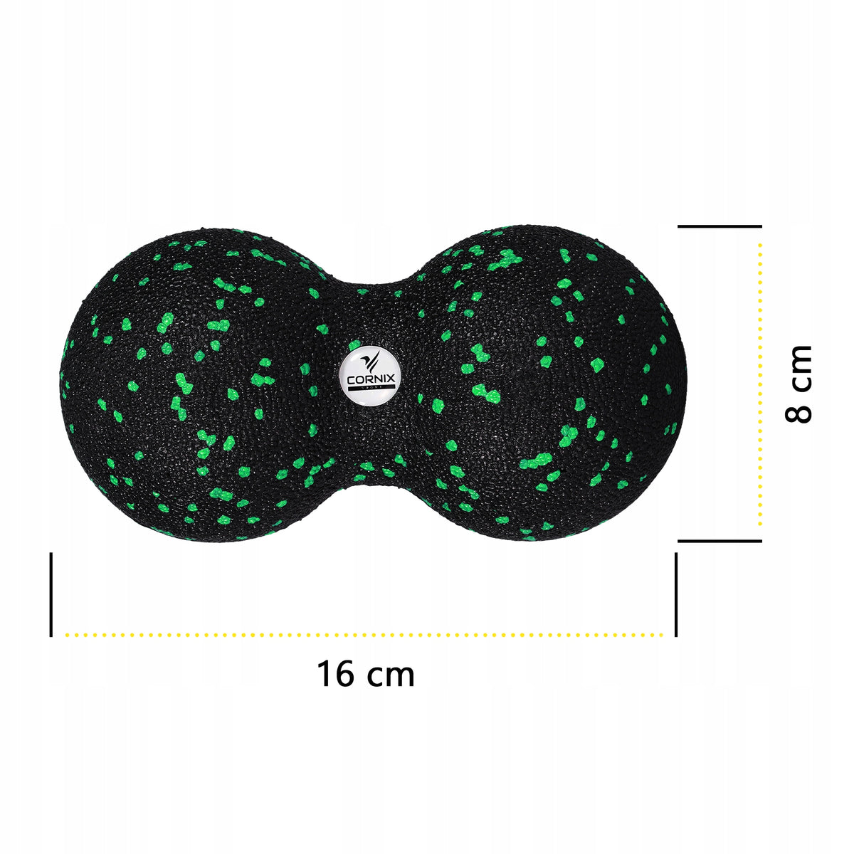 DOUBLE BALL CORNIX MASSAGE BALL ROLLER FOR MUSCLES HARD EPP 8CM Manufacturer code XR-0123