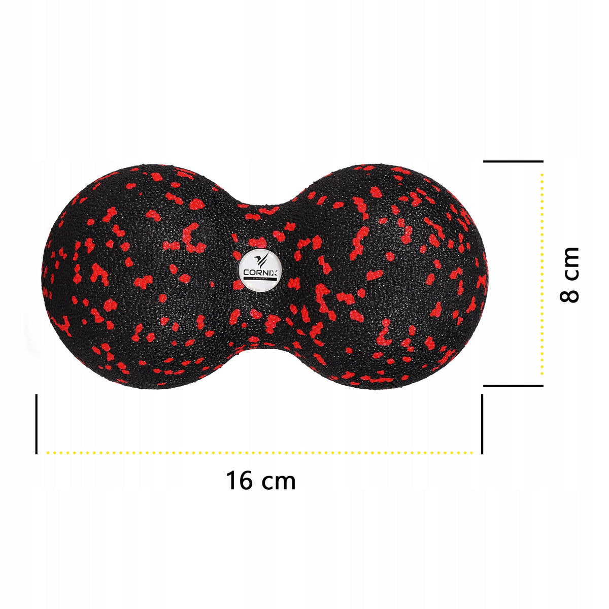 DOUBLE BALL CORNIX MASSAGE BALL ROLLER FOR MUSCLES HARD EPP 8CM Manufacturer code XR-0124
