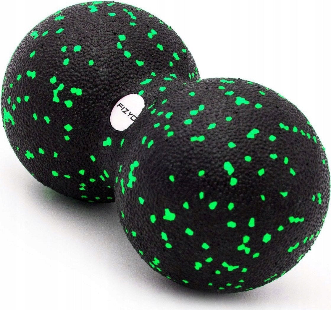 DOUBLE BALL MASSAGE ROLLER FOR MUSCLES MEDIUM HARDNESS EPP 8CM Packaging status original