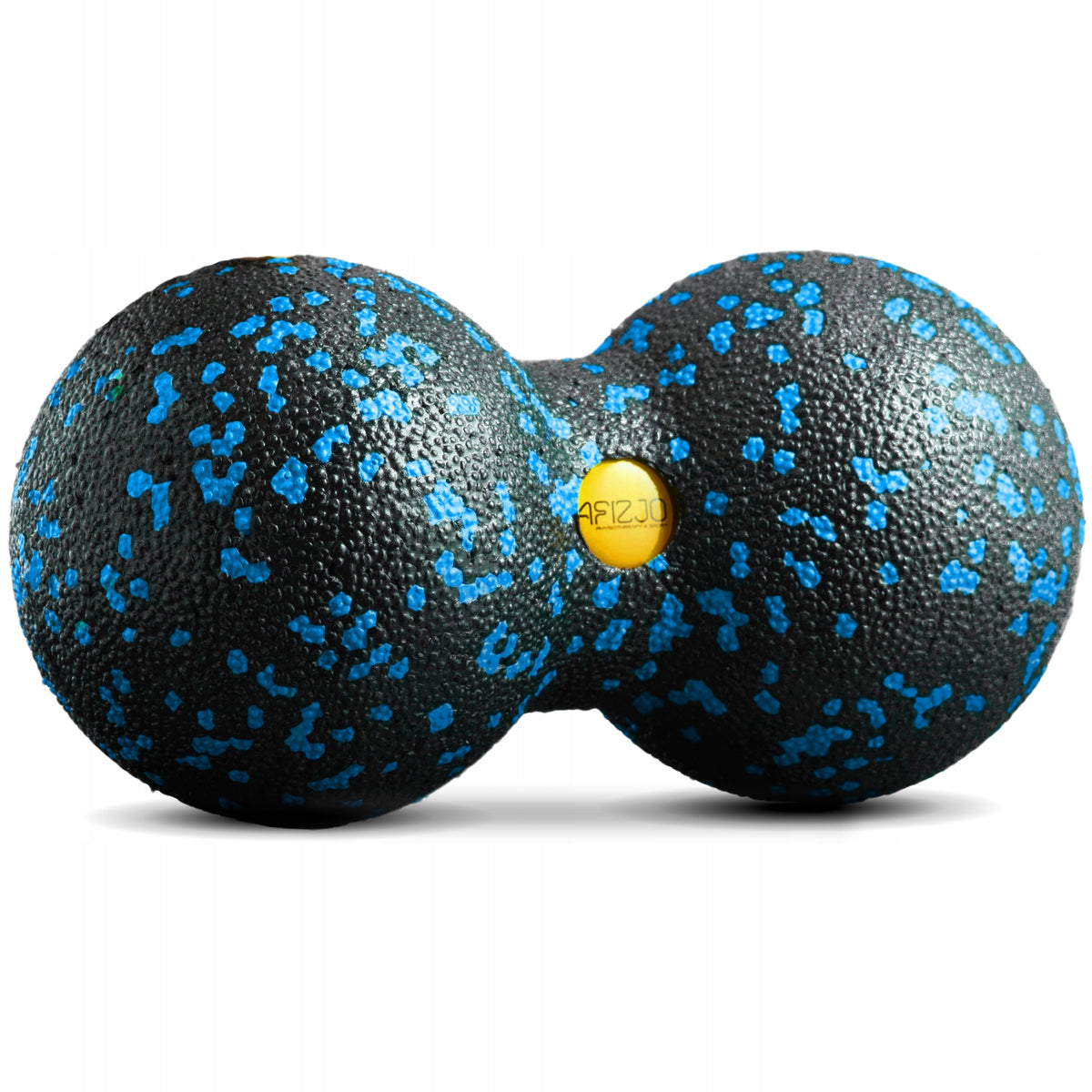 DOUBLE BALL MASSAGE ROLLER FOR MUSCLES MEDIUM HARDNESS EPP 8CM