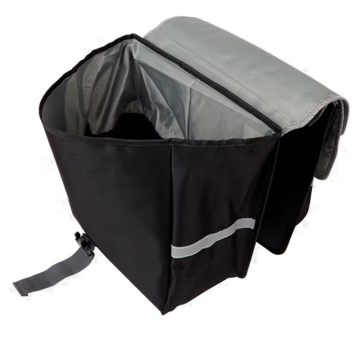 DOUBLE BIKE BAG FOR TRUNK WATERPROOF 40L WALFORT 36x34x17 cm Manufacturer code ZE SZNURKIEM ŚCIAGĄJĄCYM ODBLASKIEM PREMIUM