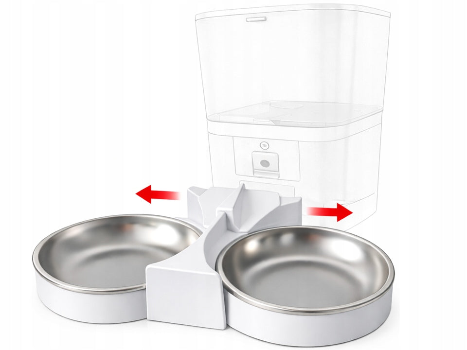 DOUBLE BOWL STAINLESS STEEL FOR CAT FOOD FEEDER 2/Q9B