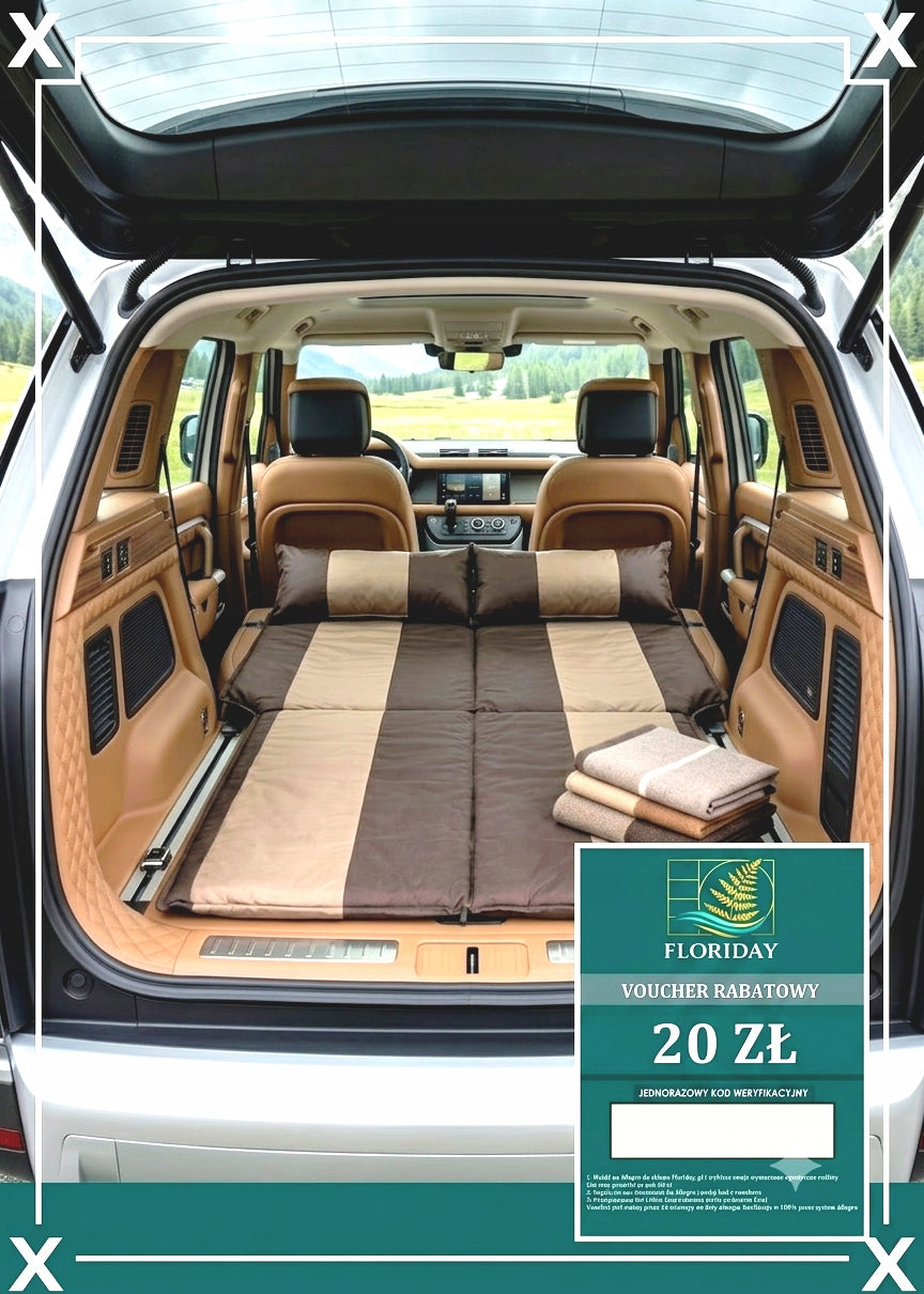 DOUBLE CAR MATTRESS 184x130 cm SET WITH FLORIDAY VOUCHER Packaging status original