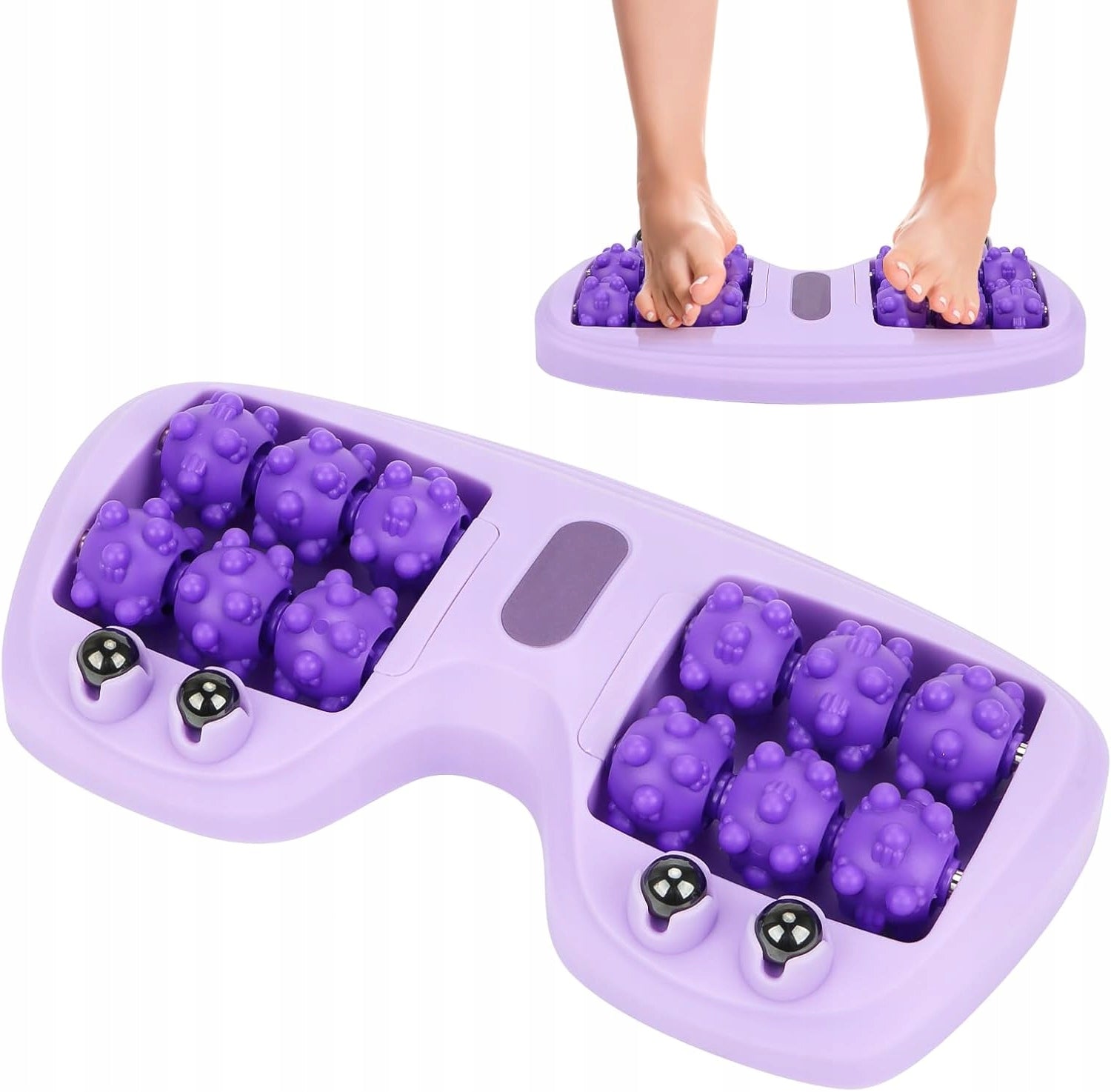 DOUBLE FOOT MASSAGE ROLLER PORTABLE ERGONOMIC MASSAGE ROLLER