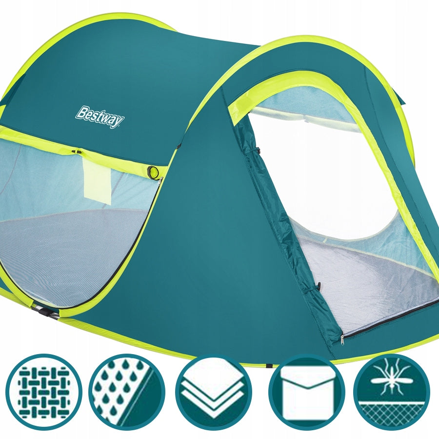 DOUBLE HIKING TENT BESTWAY 68086 235 x 145 x 100CM + COVER Number of people 2