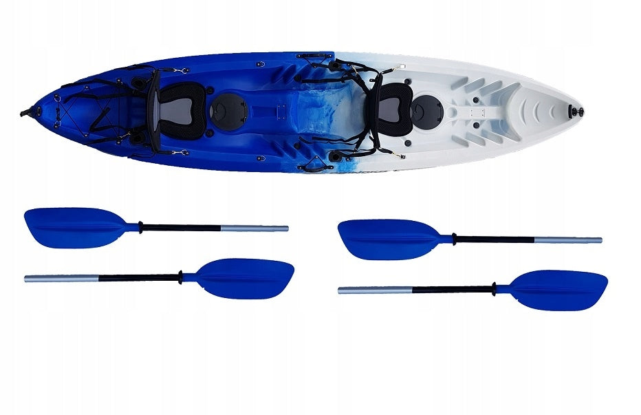 DOUBLE KAYAK ORINOCO II SIT ON TOP STABLE SOLID FAMILY TWO