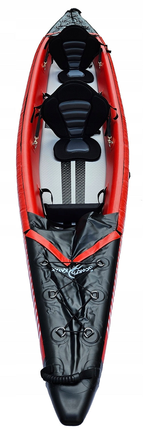 DOUBLE KAYAK PUMPED DS 473 FULL DROPSTITCH WITH DECK TWO Material pneumatic