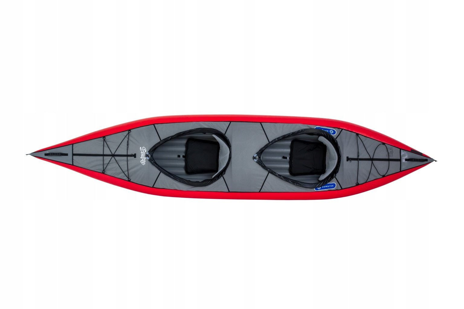 DOUBLE KAYAK PUMPED SWING 2 GUMOTEX TWO WITH DECK NITRILON Brand Gumotex