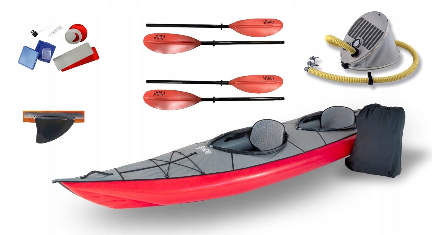 DOUBLE KAYAK PUMPED SWING 2 GUMOTEX TWO WITH DECK SET