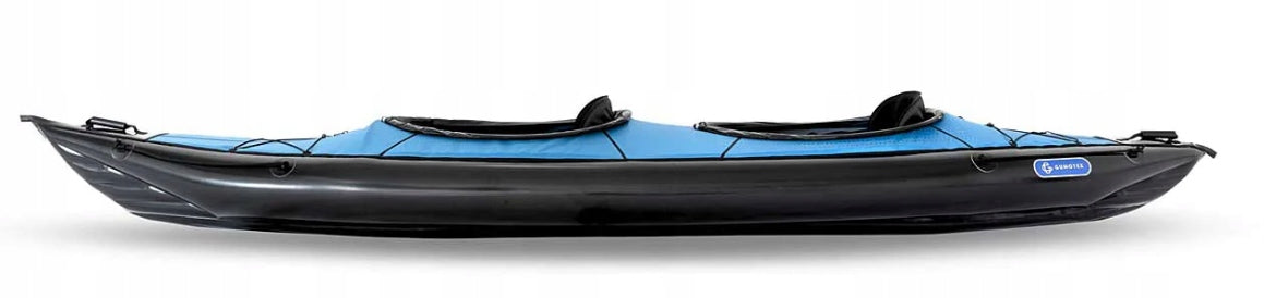 DOUBLE KAYAK PUMPED SWING 2 NEW GUMOTEX TWO WITH DECK NITRILON Model SWING 2 BLUE