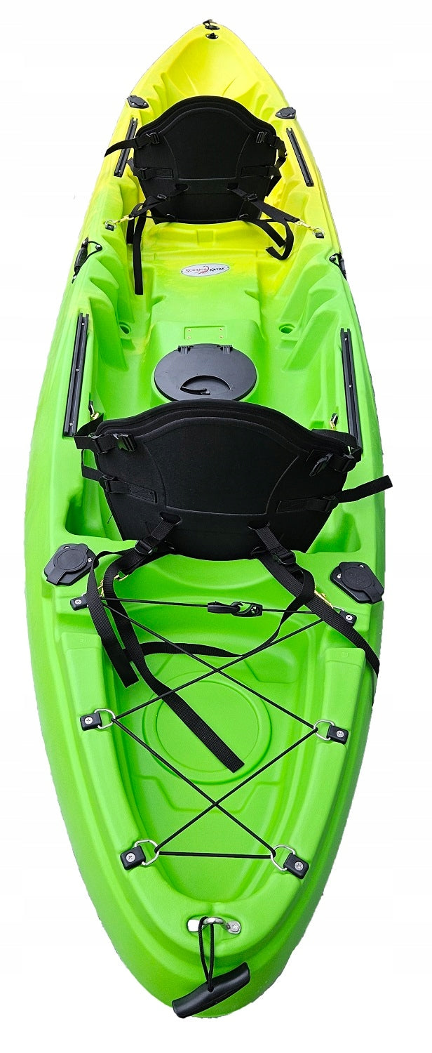 DOUBLE KAYAK SIT ON TOP SCORPIO ORINOCO 3 STABLE FAMILY TWO Model ORINOKO 3 GREEN/YELLOW