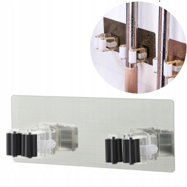 DOUBLE MOP BRUSH HOLDER MOP STICK HANGER DUO NON-INVASIVE Manufacturer code 5905629523297