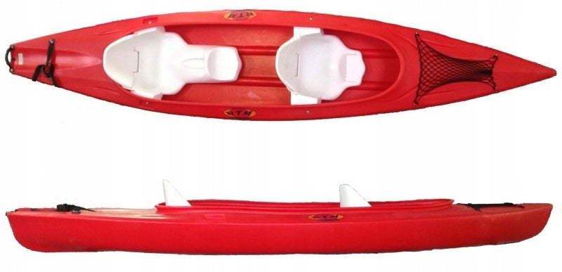 DOUBLE RECREATIONAL KAYAK STABLE 2+1 BRIO RTM MADE IN FRANCE
