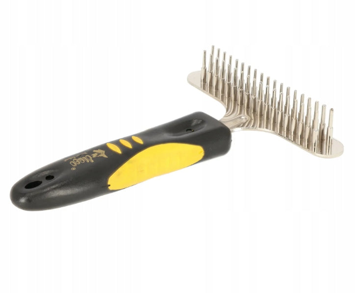 DOUBLE ROW DOG SCRAPER BRUSH FOR THICK AND LONG HAIR Brand Dingo