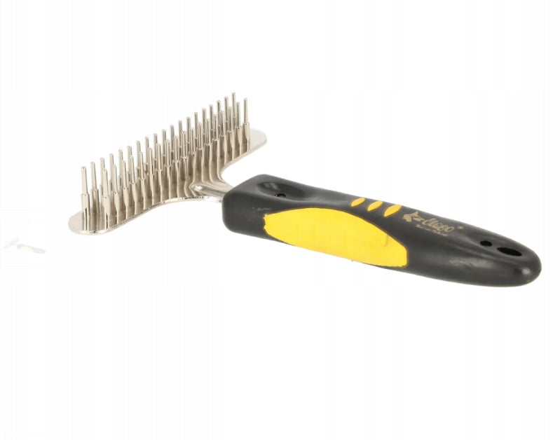 DOUBLE ROW DOG SCRAPER BRUSH FOR THICK AND LONG HAIR EAN (GTIN) 5904760168510