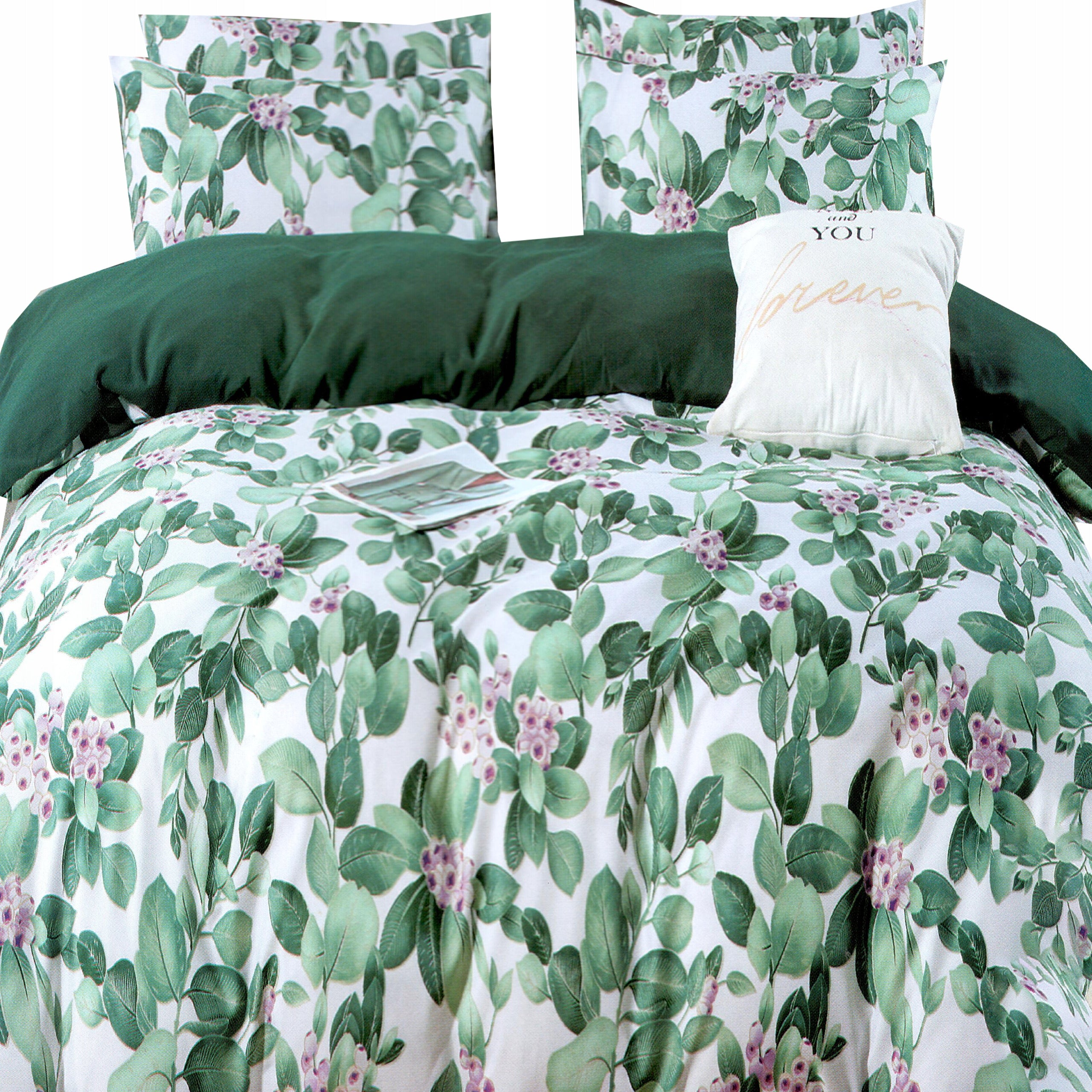 DOUBLE-SIDED BEDDING 100% COTTON 200X220 + 2 PILLOWCASES 70x80 AUTUMN