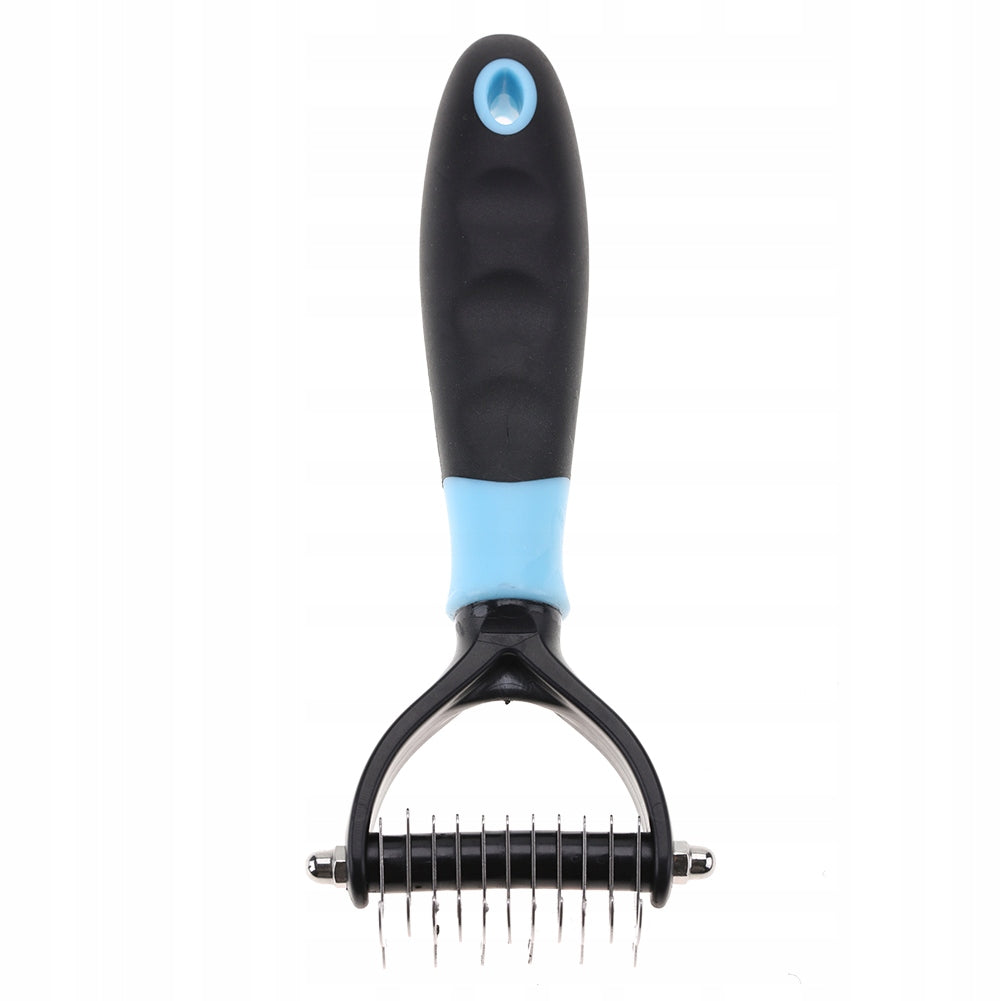DOUBLE-SIDED COMB FOR COMBING ANIMALS TO REMOVE TANGLED DOG HAIR Packaging status original