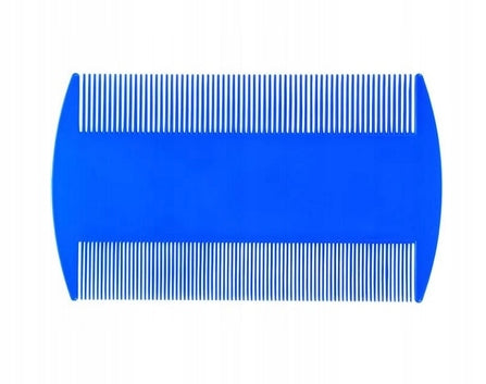 DOUBLE-SIDED DOG AND CAT COMB FOR COMBING OUT LICE FLEAS AND TICKS