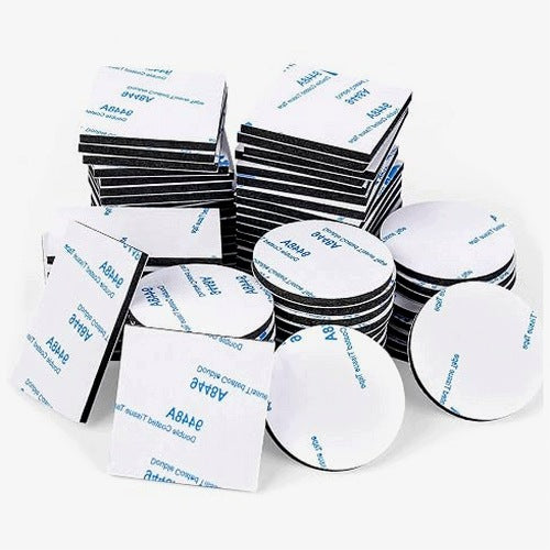 DOUBLE SIDED FOAM ADHESIVE PADS FOR CAR OFFICE HOME 60 PCS.