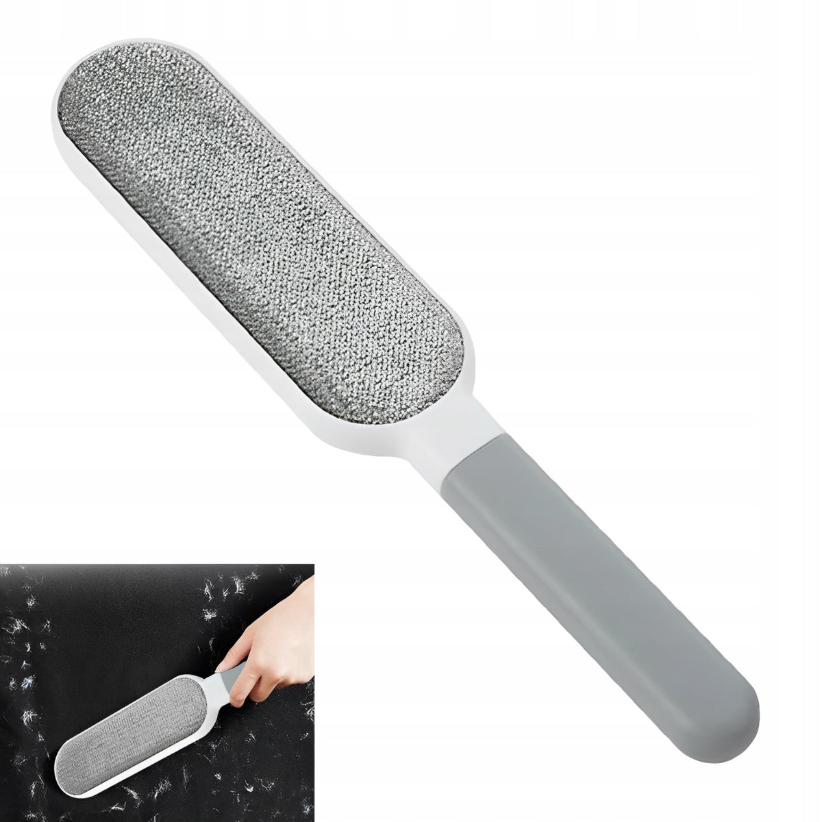 DOUBLE SIDED HAIR REMOVAL BRUSH FOR CAT HAIR REMOVAL OF SOFAS AND CARPETS