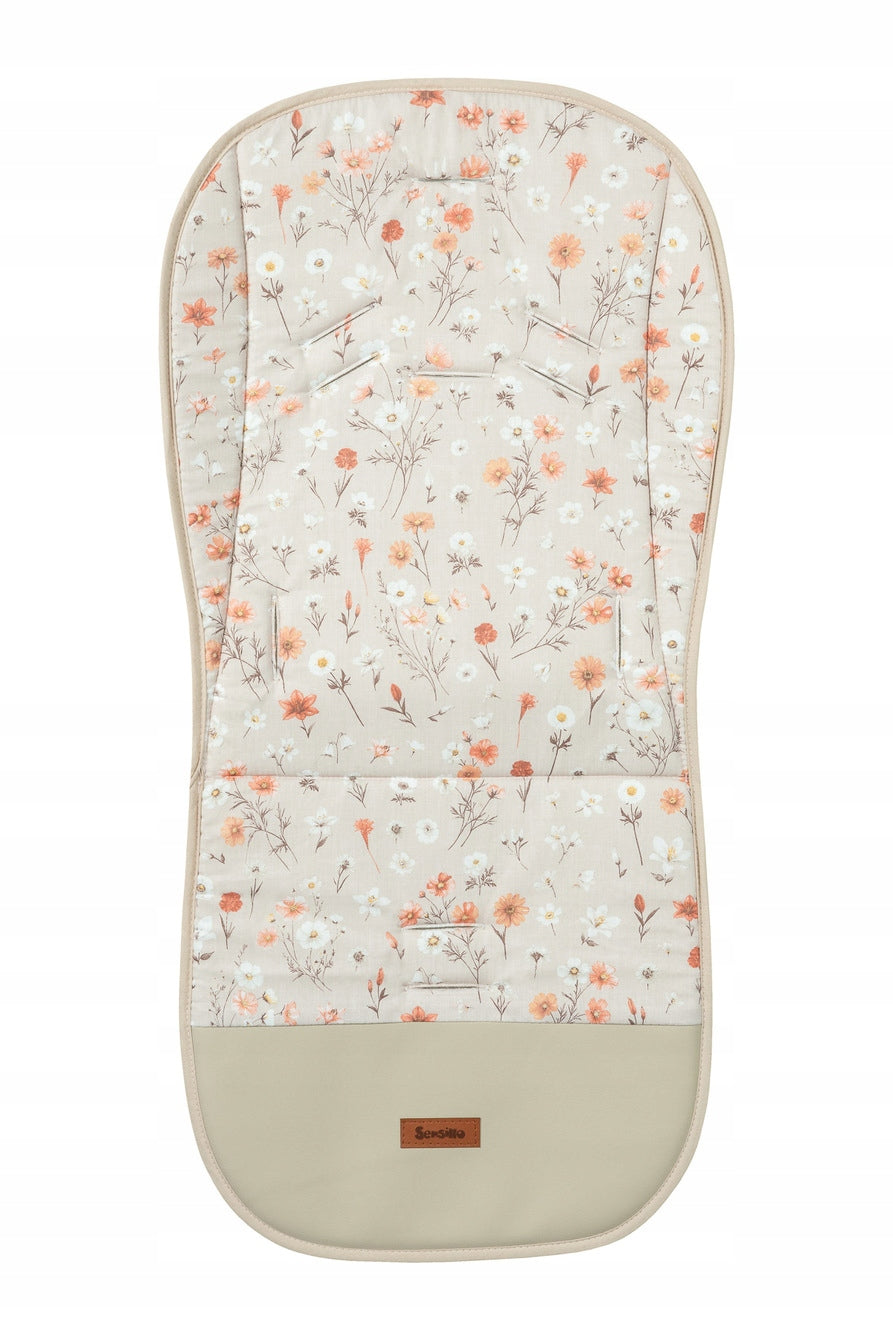 DOUBLE-SIDED INSERT FOR GONDOLA STROLLER DELUXE VELVET BLOOM BEIGE Packaging status original