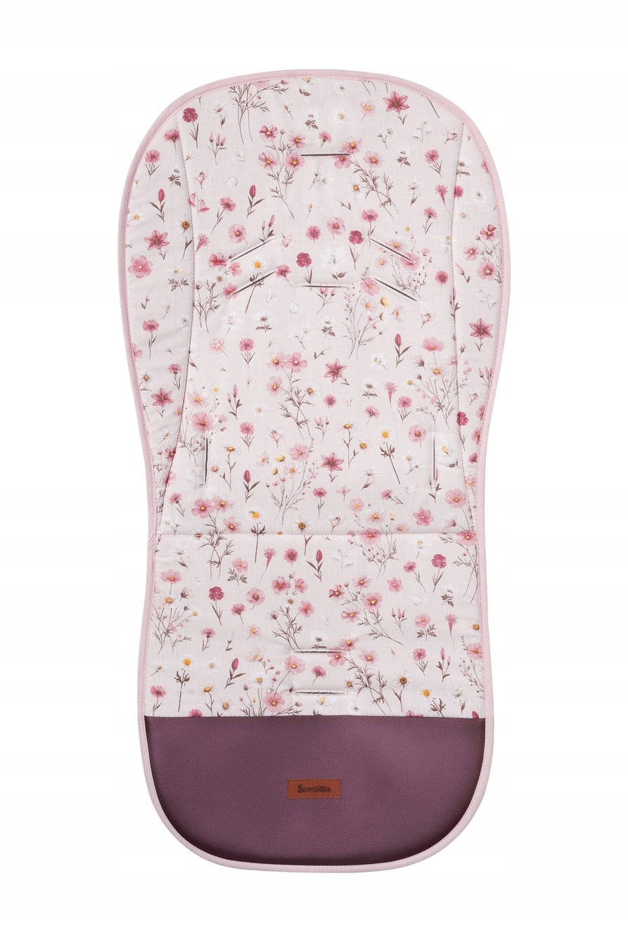 DOUBLE-SIDED INSERT FOR GONDOLA STROLLER DELUXE VELVET BLOOM PINK Packaging status original