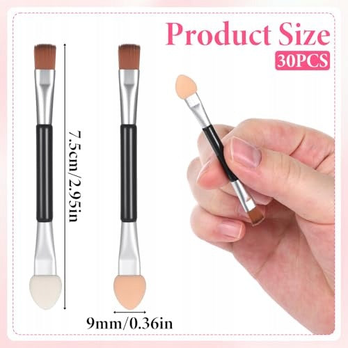 DOUBLE SIDED SPONGE SHADOW BRUSHES FOR WOMEN SET OF 30 PCS. for HOME Manufacturer code Producent niezależny