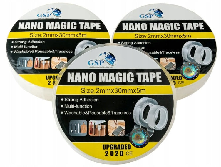 DOUBLE-SIDED TAPE MAGIC NANO TAPE (5m. 30mm. 2mm.)