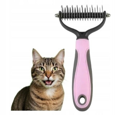 DOUBLE SIDED WIDE GROOMING COMB TRIMMER FOR DOGS AND CATS SIZE L