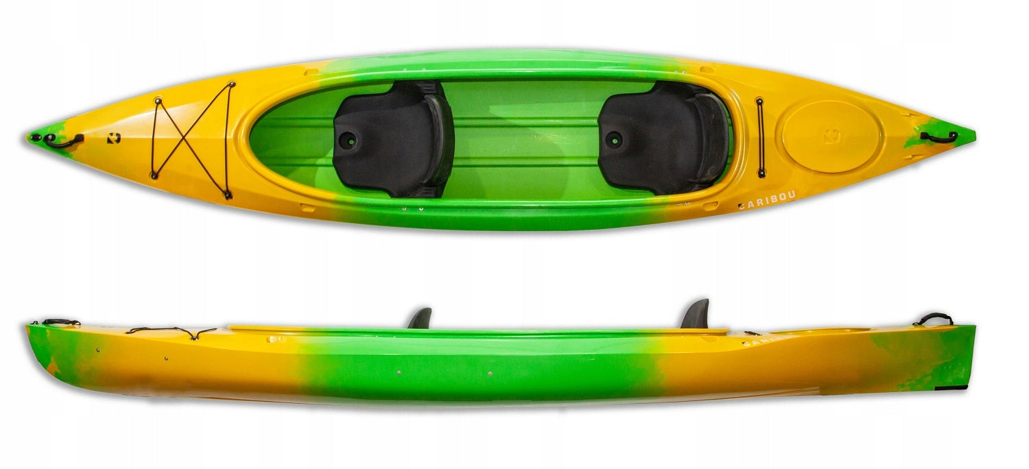 DOUBLE TOURIST KAYAK CARIBOU ADVENTURE STABLE FAMILY TWO