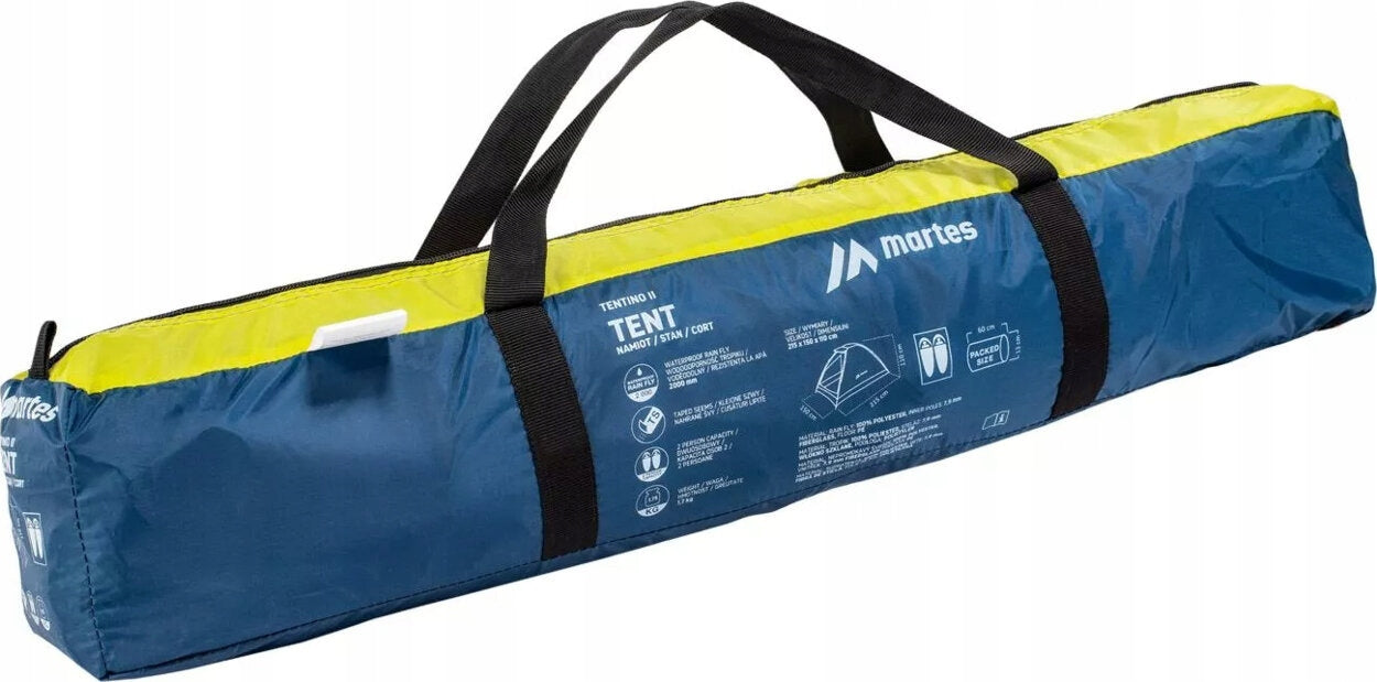 DOUBLE TOURIST TENT MARTES TENTINO II 215X150X110 CM Type single layer (without flysheet)