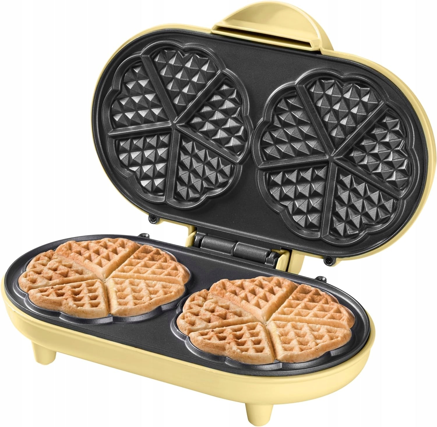 DOUBLE WAFFLE MAKER FOR CLASSIC WAFFLES WITH NON-STICK COATING 1000 IN