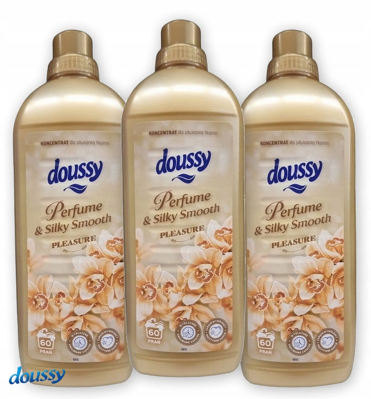 DOUSSY PERFUME & SILKY SMOOTH Pleasure 3x1,5L 180 Washes