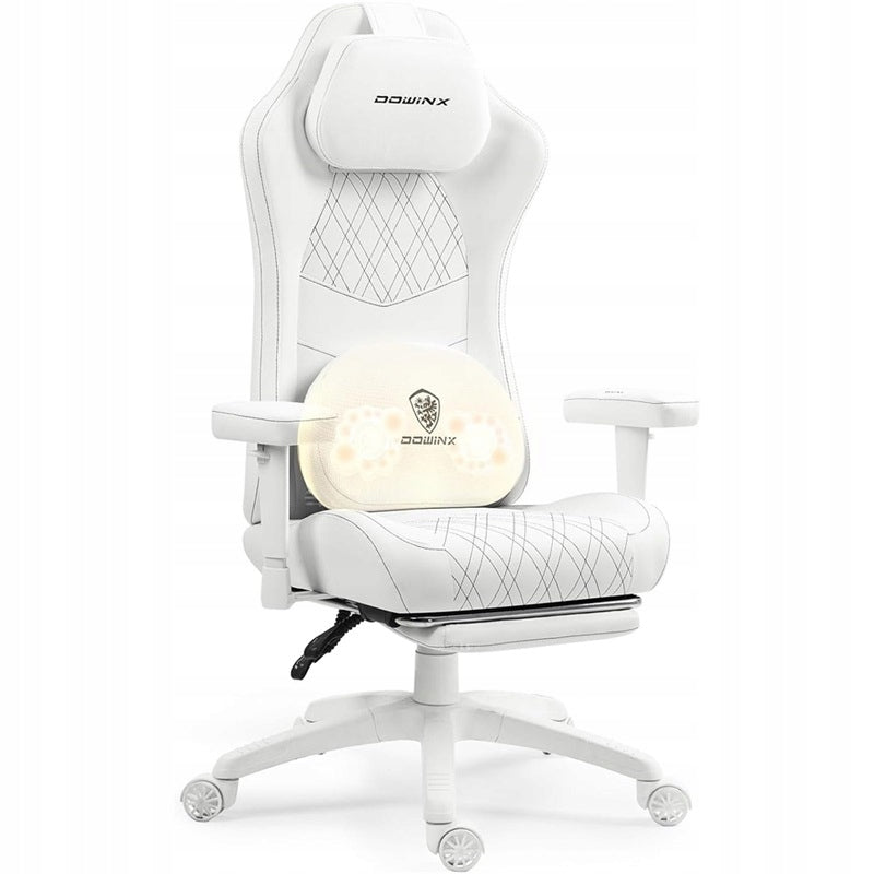 DOWINX GAMING CHAIR ERGONOMIC MASSAGE HEATING WHITE