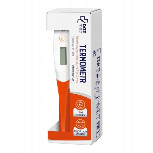 DOZ Med Electronic thermometer with flexible tip, GF-MT506, 1 pc.