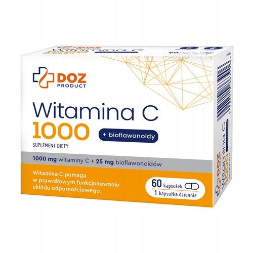 DOZ Product Vitamin C 1000 bioflavonoids, capsules, 60 pcs.