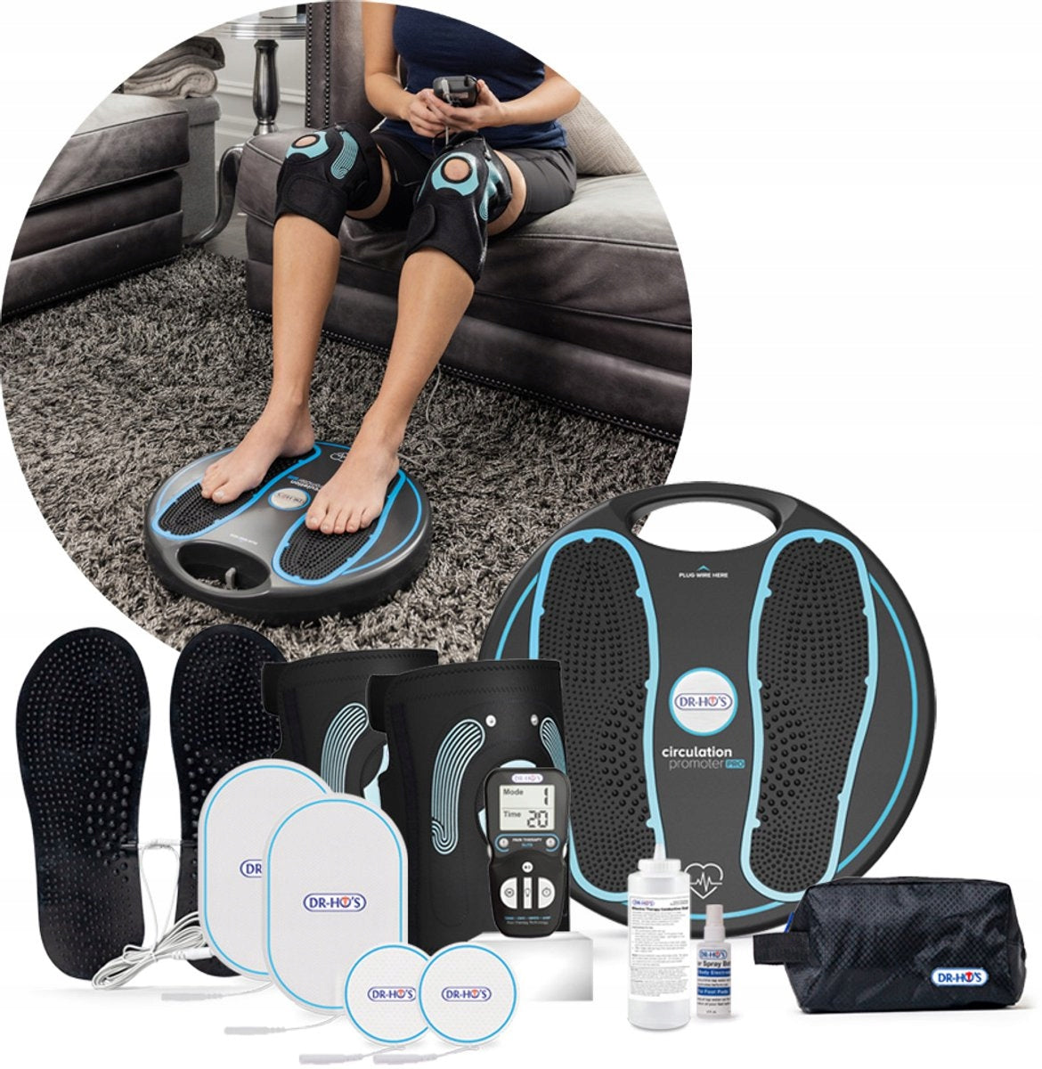 DR HO Circulation Promoter PRO massage device – TENS and EMS therapy Brand no brand