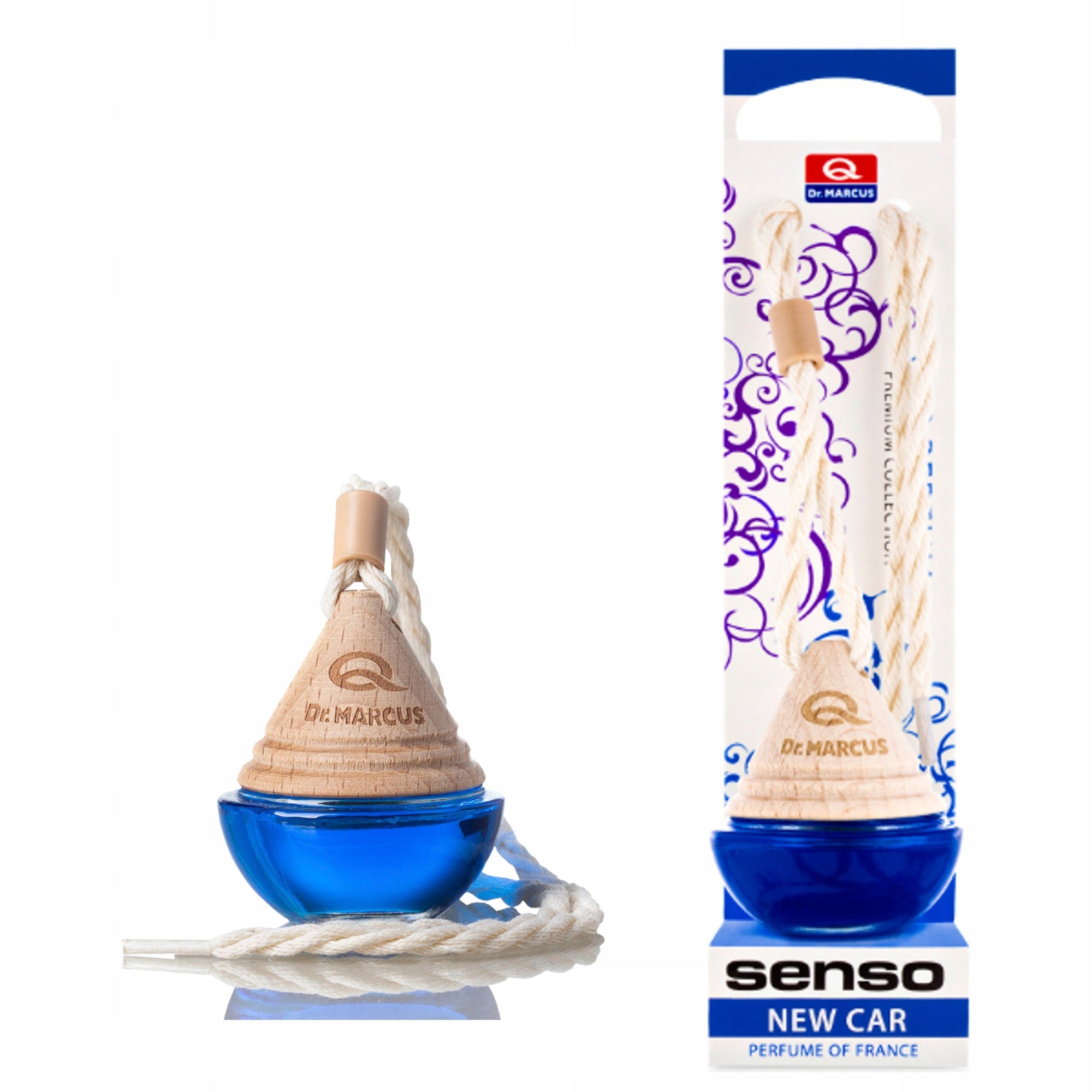 DR MARCUS CAR FRAGRANCE WOOD NEW CAR