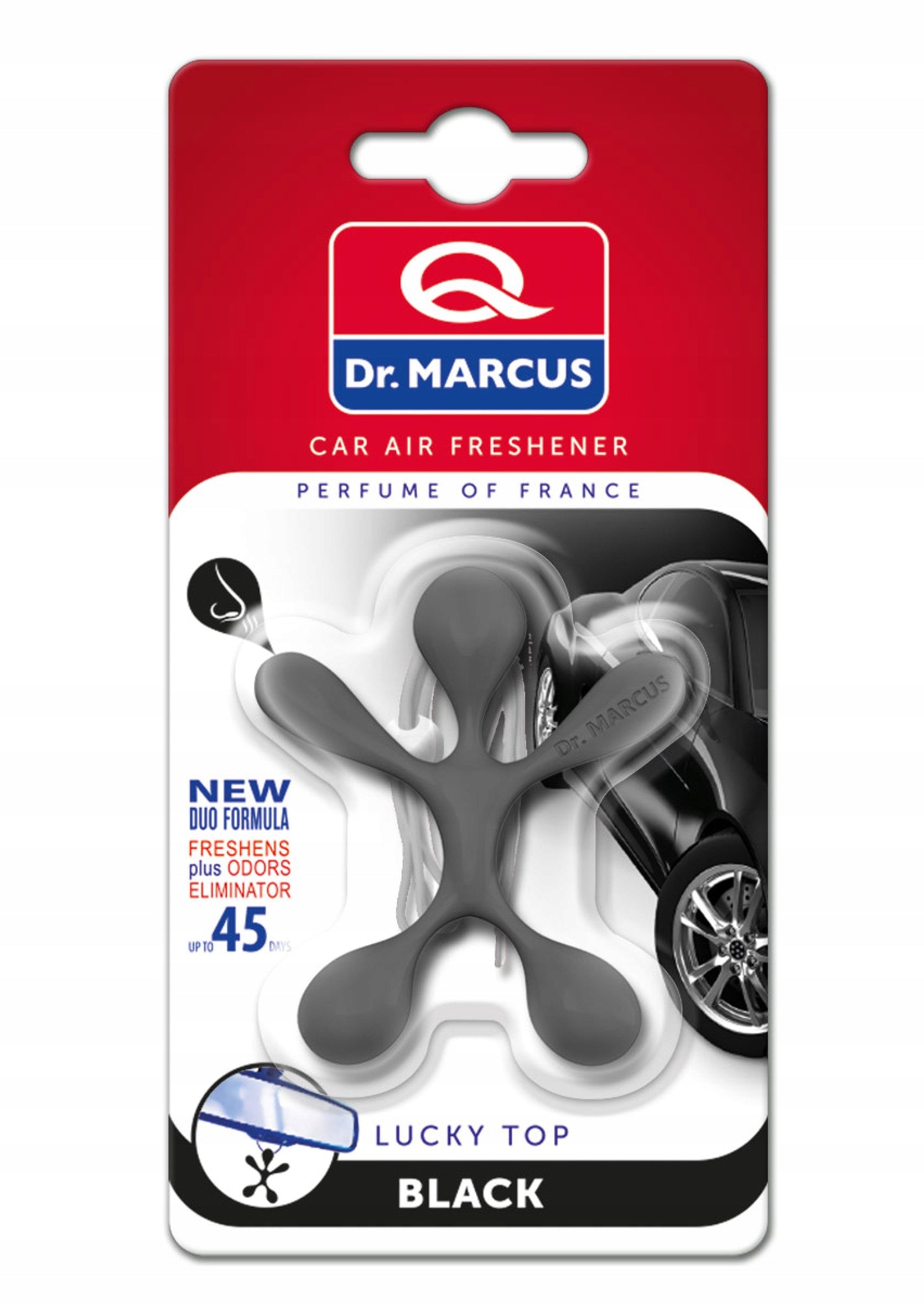 DR.MARCUS FRAGRANCE FOR CAR LUCKY TOP BLACK 45 DAYS
