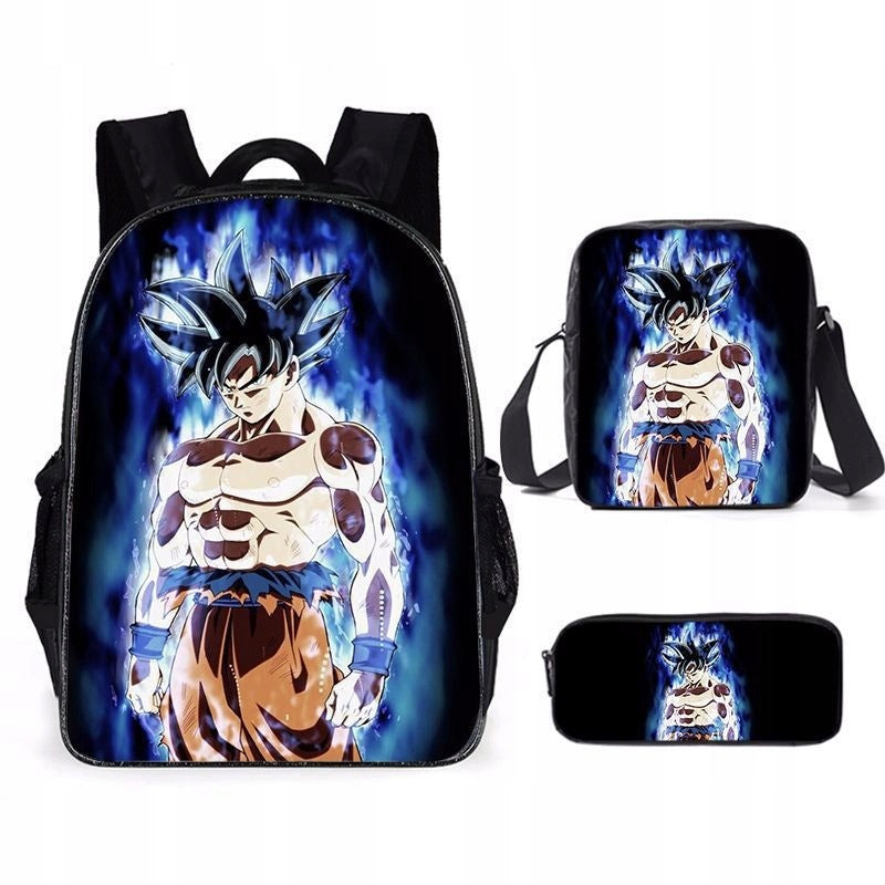 DRAGON BALL SCHOOL SET BACKPACK A4 PENCIL CASE BAG high quality Packaging status original
